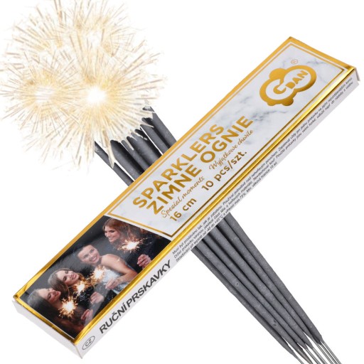Prskavky Svadobný karnevalový ohňostroj 16cm 100 ks