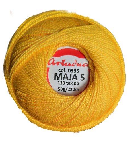 Cordonek MAJA 5 ariadna 210m - 335 žltá