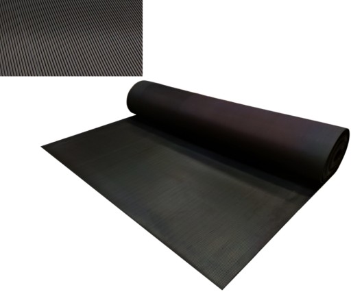 Protišmyková podložka, SBR gumová doska, gumená podlaha 120x10cm Ryfel