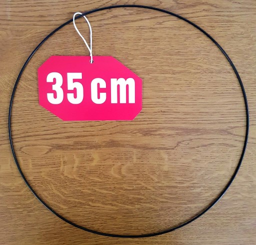 Prsteň lapač snov, ČIERNA, 35 cm