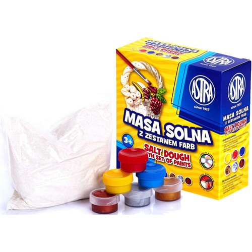 SOĽNÉ CESTO 450G + SÚPRAVA 6 NÁTEROV ASTRA MAĽOV