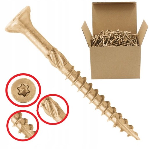 TESÁRSKE SKRUTY DO DREVA 3x40 mm TORX 500 ks
