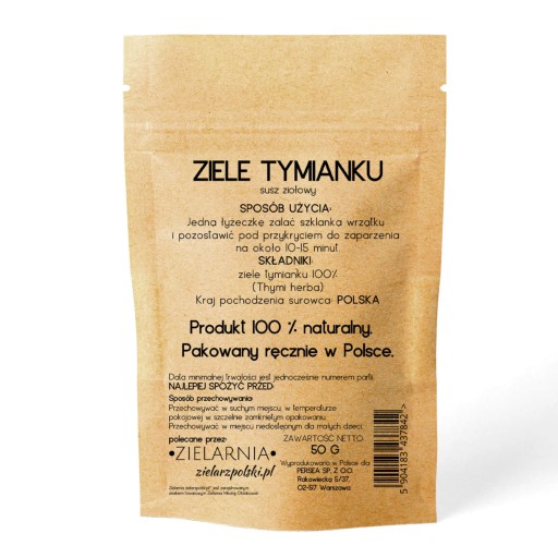 sušená TYMIÁNOVÁ bylina 100% PRÍCHUŤ TYMIÁN POĽSKÝ