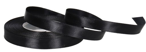 STUHA ČIERNA SATÉNOVÁ 12MM 32M