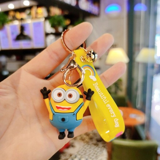 PRSTEŇ NA KĽÚČE MINIONS KRÁSNY KAŽDÝ DEŇ 20CM KEVIN BOB GRU PRÍvesok