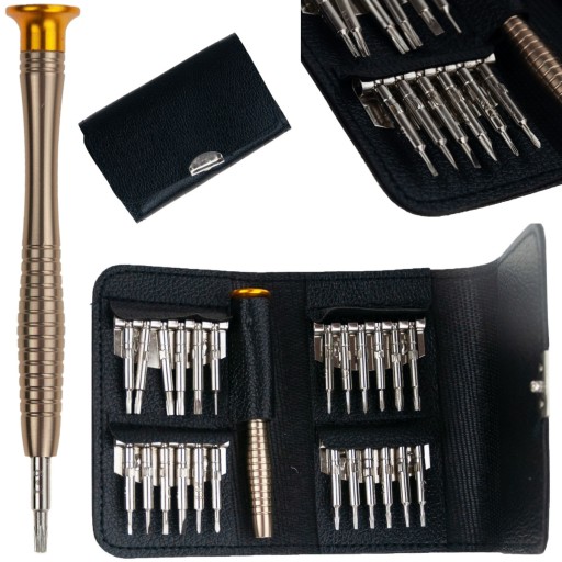 MULTIFUNKČNÉ SKRUTKOVACIE PRESNÉ SKRUTKOVAČE 25v1 TORX IMBUS KRÍŽOVÉ BROTY