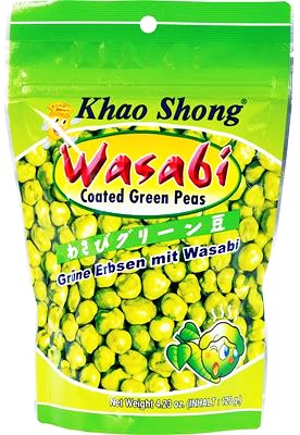 ZELENÝ HRÁŠOK S WASABI 120g KHAO SHONG