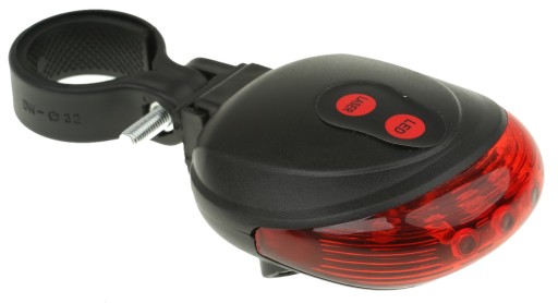 ZADNÁ BICYKLOVÁ LAMPA ČERVENÉ LASEROVÉ LINIE