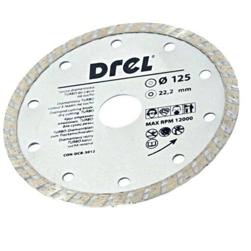 DIAMANTOVÝ KOTOUČ NA REZANIE OBKLADOV POGREEN 125MM