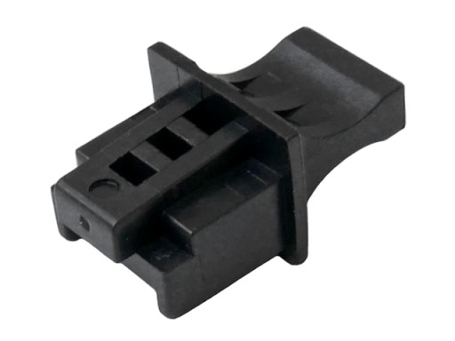 Protiprachový kryt zásuvky RJ45/8P8C, čierny, 10 ks