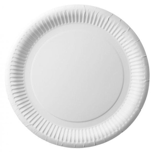 Papierové taniere Fs Balenie 18 cm biele, 100 kusov
