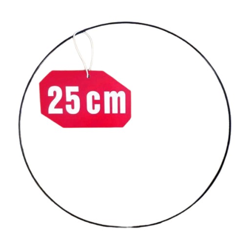 Prsteň lapač snov ČIERNA 25 cm