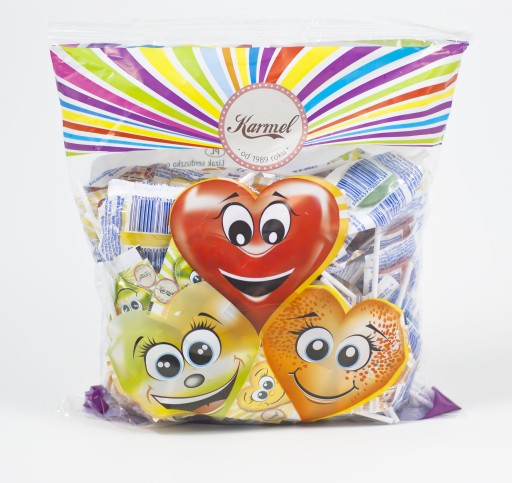 KARAMELOVÉ OVOCNÉ SRDCE LOLLY 6 g 100 ks