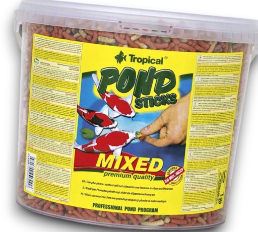 Tropical Pond Sticks Mixed 5l - krmivo pre jazierkové ryby PRE jazierka