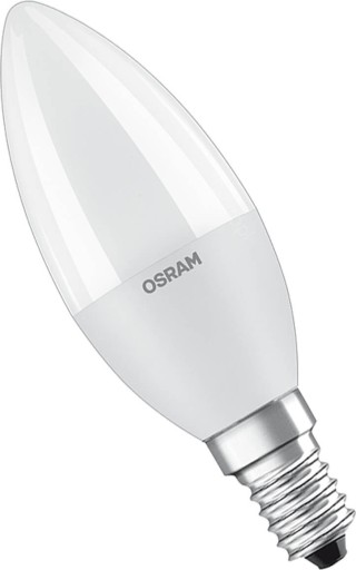 LED žiarovka SVIEČKA E14 7W = 60W B35 6500K OSRAM