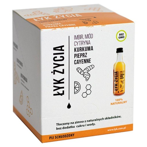 Sip of life 50 ml shot vitamín zázvor med imunita zdravá