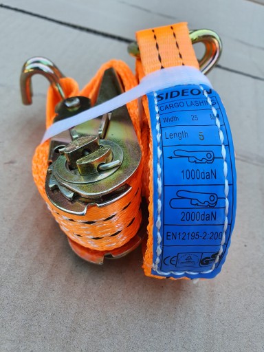 Transportné popruhy Upevňovacie Záťaž 25mm 1T 5m TUV