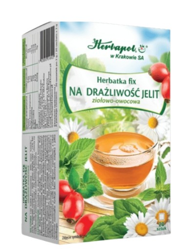 HERBAPOL KRAKÓW fix čaj NA ČREVO Podráždenosť