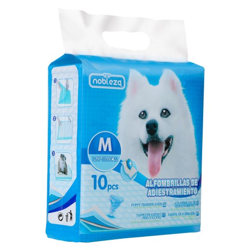 ABSORPČNÉ HYGIENICKÉ PODLOŽKY PRE PSY ZVIERATÁ M 60X60 CM 10 KS