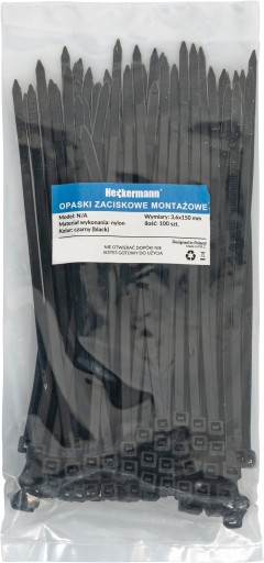 SILNÉ KLIPOVACIE VIAZAČKY 3,6x150mm 100 KS
