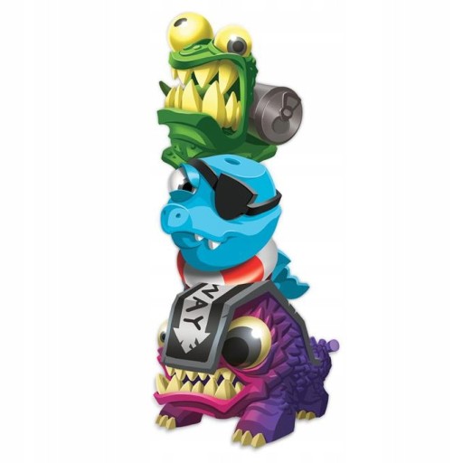 FLUSH FORCE 5-balenie HORRIBLE TOILET MONSTER WC set 5 figúrok