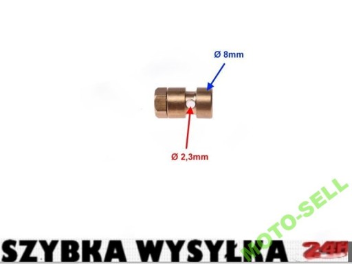 KONIEC KÁBLA PLYNOVEJ SPOJKY MONTÁŽ ŤAHU 8mm