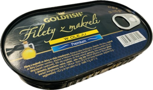 MAKERELOVÉ FILETÁ V PREMIUM REPKOVOM OLEJI 170 G ZLATÁ RYBIČKA
