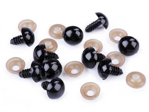 Krimpovacie očká pre maskotov 10 mm 10 ks (5 párov)