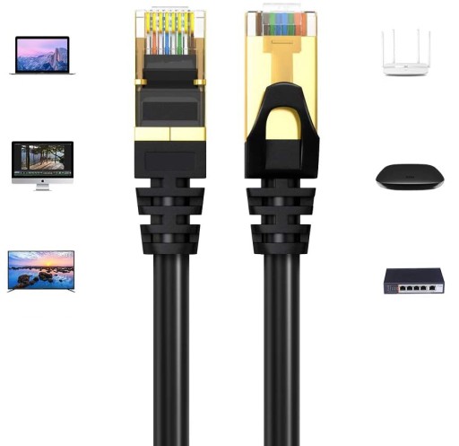 RÝCHLE SFTP CAT7 LAN ETHERNET LAN KÁBEL 3M