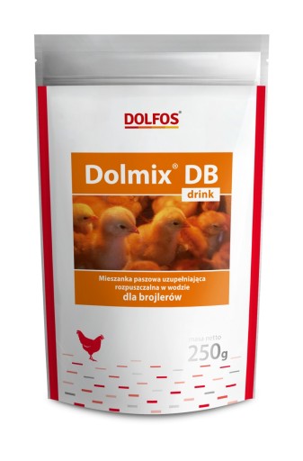 Dolmix DB nápoj 500 g Vitamíny vody pre brojlery Brojlery Dolfos
