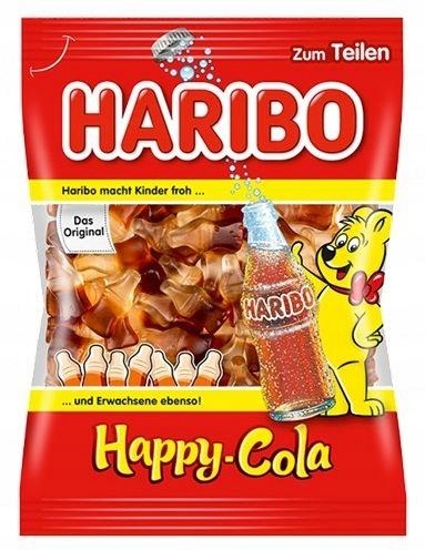 Želé s príchuťou Haribo Happy-Cola Cola 175 g