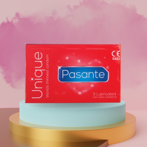 Pasante Unique Non-Lentex kondómy, 3 kusy, ultratenké
