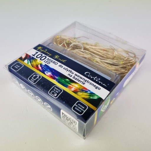 OSVETLENIE VIANOČNÉHO STROMU 100 LED MULTI BATÉRIOVÉ MIKRO LED VIANOČNÝ STROMČEK VIANOČNÝ STROMČEK