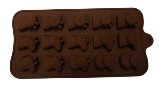 SILIKÓNOVÁ FORMA NA ČOKOLÁDY, PRALINY, ŽELÉ, PEPPA PRASIATKO