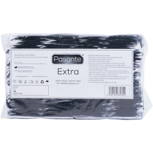 PASANTE EXTRA silne lubrikovaný kondóm 1 ks, hladký, silná lubrikácia