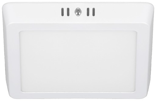 Prisadené LED panel 12W štvorcové 16x16cm stropné svietidlo, neutrálna farba