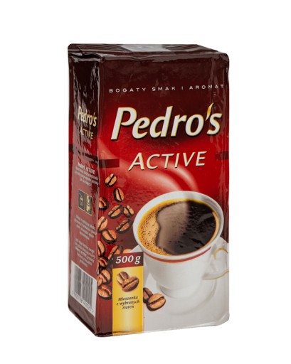 PEDRO'S ACTIVE mletá káva 500 g