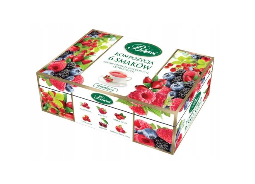 Čaj BiFix Zloženie 6 príchutí 60x2g