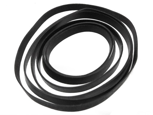 Sada 50 ks hnacích remeňov pre magnetofón, hračky, šírka 3 mm