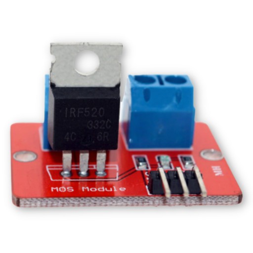 Výkonný výkonný modul IRF520 MOSFET 24V/5A PWM regulácia Arduino Raspberry
