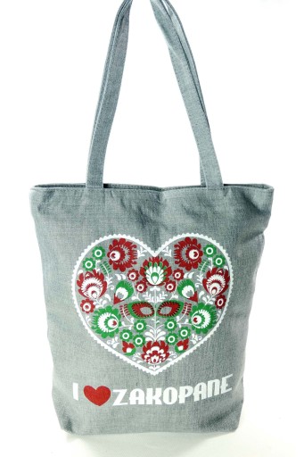 Veľká nákupná taška cez rameno SHOPPERKA BOHO Zakopane