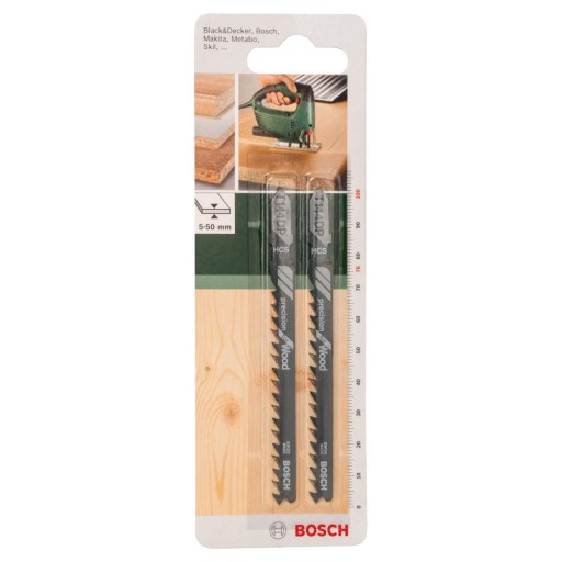 Pílový kotúč do priamočiarej píly Bosch Wood T 144 DP, 2 ks