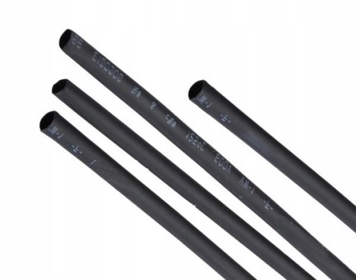 Teplom zmršťovacia bužírka sada bužírok 1,5mm 1m 10ks čierna Rebel