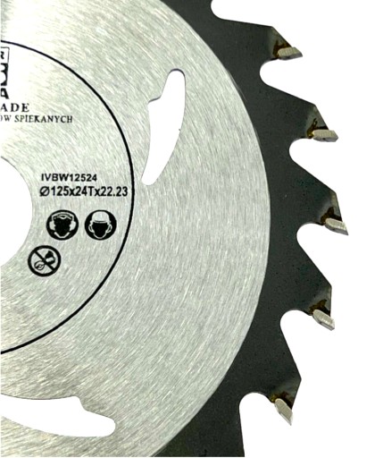 WIDIA WOOD SHIELD 125 mm x 22,2 x 24T WIDIA