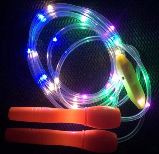 NASTAVITEĽNÉ ŠVIHADLO PRE DETI, OSVETLENIE LED, ŠPORTOVÉ, FAREBNÉ, 3 režimy, 2,7 m