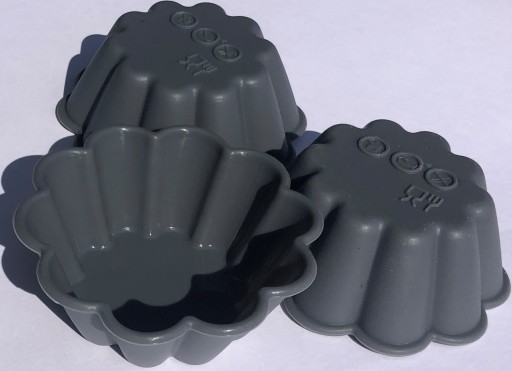 FORMY SILIKÓNOVÉ 3 ks NA MUFFÍNY OLDMAN MUFFINY MUFFINY 7x5 cm