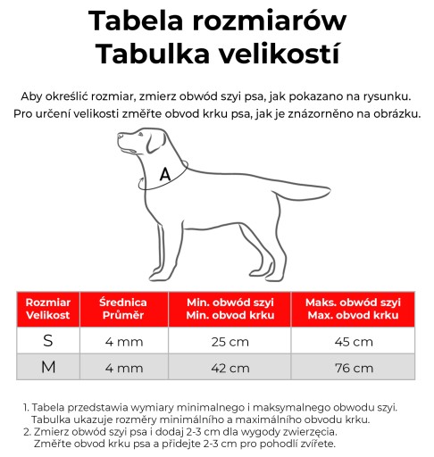 Reflexná modrá šnúrka paracord na štítok s adresou, veľkosť M