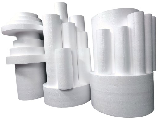 Polystyrénový valec 15x5 cm