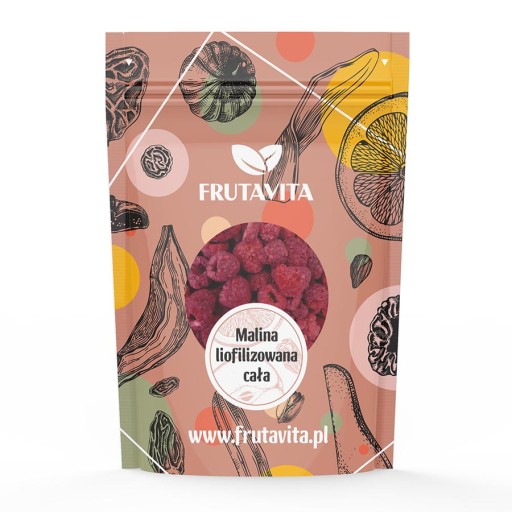 Celé mrazom sušené maliny 40 g - Perfektná chuťovka a vitamíny MALINA