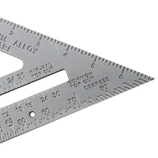 HLINÍKOVÝ TESÁRSKY UHLOVÝ KRÚHOVÝ KRÚŽOK TESÁRSKY STUPEŇ 182 mm